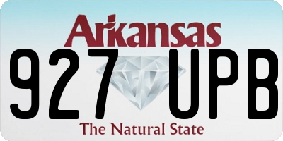 AR license plate 927UPB