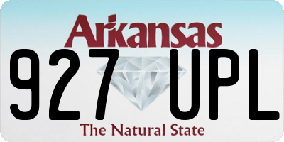 AR license plate 927UPL