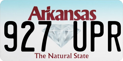 AR license plate 927UPR