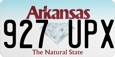 AR license plate 927UPX