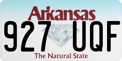AR license plate 927UQF