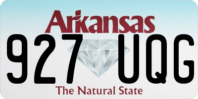 AR license plate 927UQG