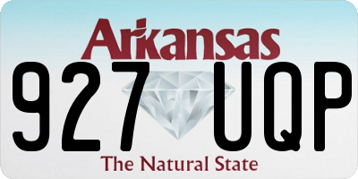 AR license plate 927UQP