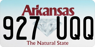 AR license plate 927UQQ