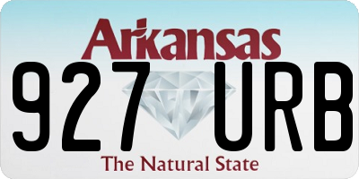 AR license plate 927URB