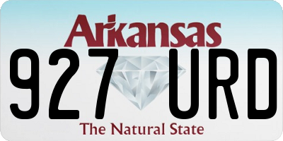 AR license plate 927URD