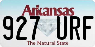 AR license plate 927URF