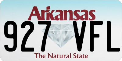 AR license plate 927VFL