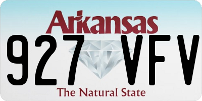 AR license plate 927VFV