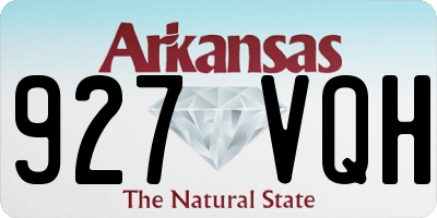 AR license plate 927VQH