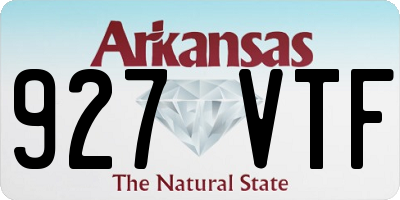 AR license plate 927VTF