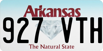 AR license plate 927VTH
