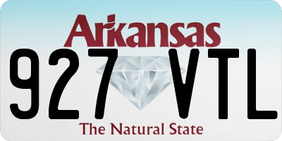 AR license plate 927VTL