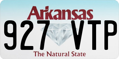 AR license plate 927VTP