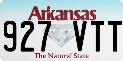 AR license plate 927VTT