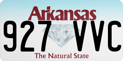 AR license plate 927VVC