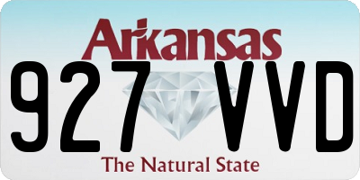 AR license plate 927VVD