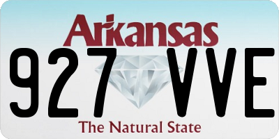 AR license plate 927VVE