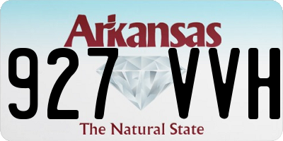 AR license plate 927VVH