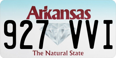 AR license plate 927VVI