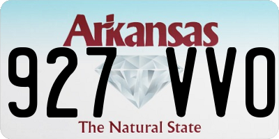 AR license plate 927VVO