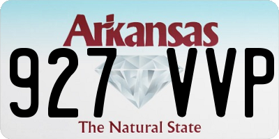 AR license plate 927VVP