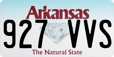 AR license plate 927VVS