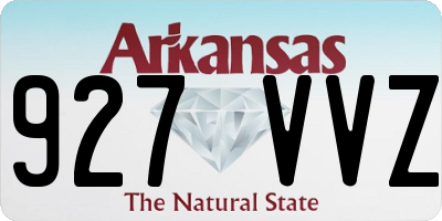 AR license plate 927VVZ