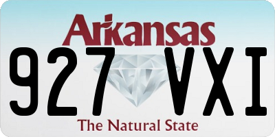 AR license plate 927VXI