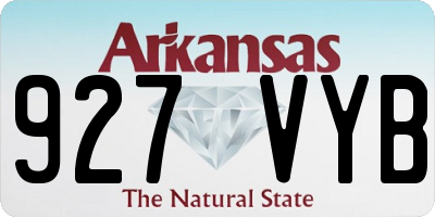 AR license plate 927VYB