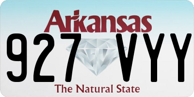 AR license plate 927VYY