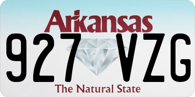 AR license plate 927VZG