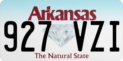 AR license plate 927VZI