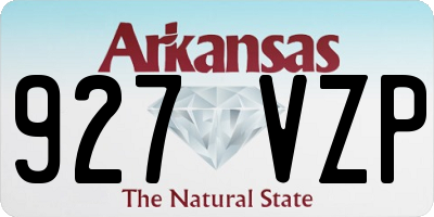 AR license plate 927VZP