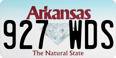 AR license plate 927WDS