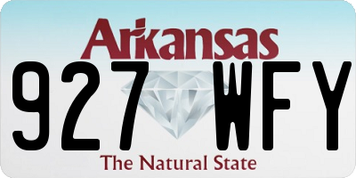 AR license plate 927WFY