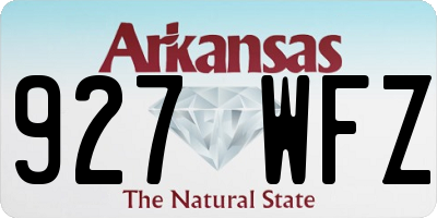 AR license plate 927WFZ