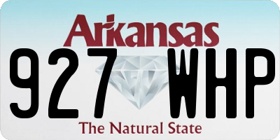 AR license plate 927WHP