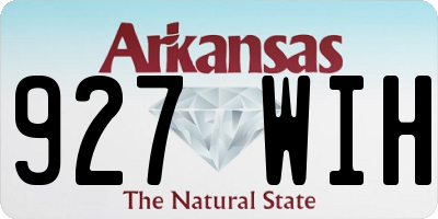 AR license plate 927WIH