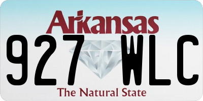 AR license plate 927WLC
