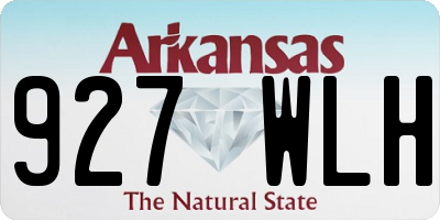 AR license plate 927WLH