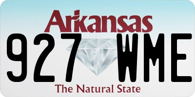 AR license plate 927WME
