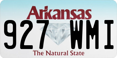 AR license plate 927WMI