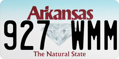 AR license plate 927WMM