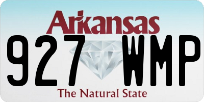 AR license plate 927WMP