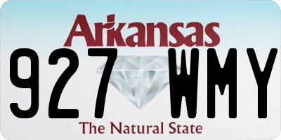 AR license plate 927WMY