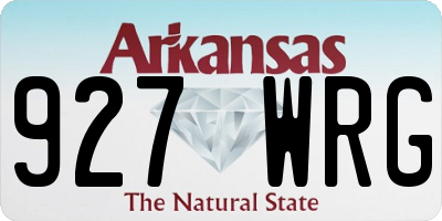 AR license plate 927WRG