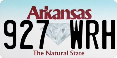 AR license plate 927WRH