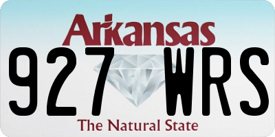 AR license plate 927WRS