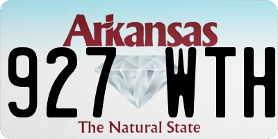 AR license plate 927WTH